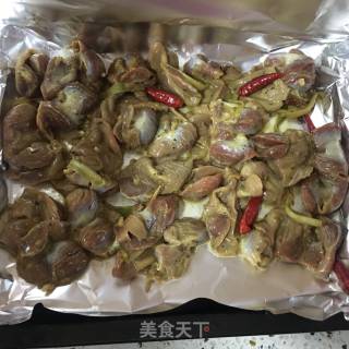【烤鸡胗】的做法步骤：3