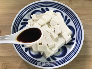 酸黄瓜拌豆腐的做法步骤：4