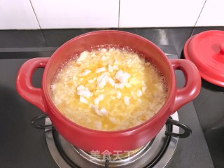 瑶柱蛋黄豆腐的做法步骤：6