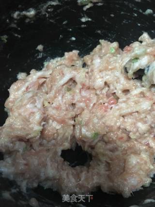 心里美汆肉丸的做法步骤：12