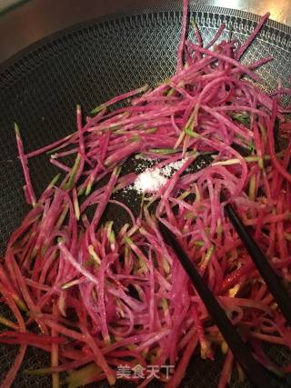 心里美汆肉丸的做法步骤：17