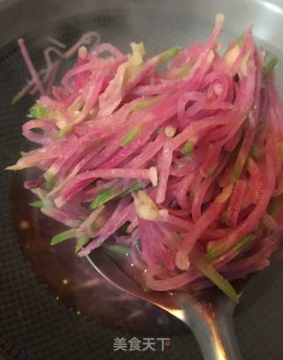 心里美汆肉丸的做法步骤：21
