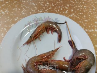 白灼鹰爪虾的做法步骤：2