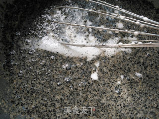 营养美味防脱发的蒸黑芝麻米糕的做法步骤：7