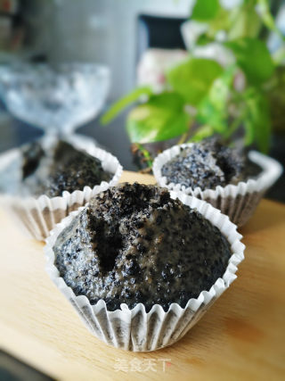 营养美味防脱发的蒸黑芝麻米糕的做法步骤：17