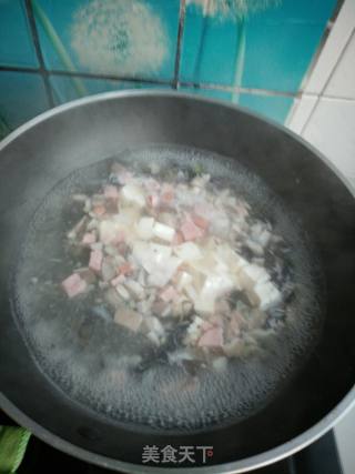 蔬菜豆腐羹的做法步骤：7