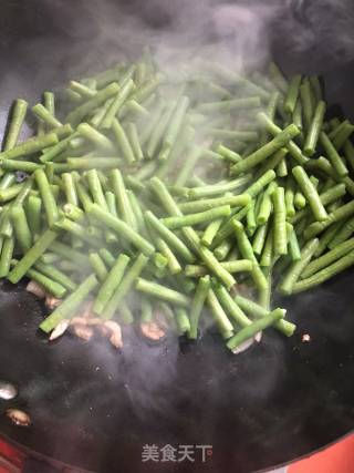 肉丝炒长豆角的做法步骤：6