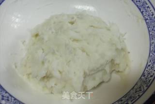 蓝莓密汁山药泥的做法步骤：5