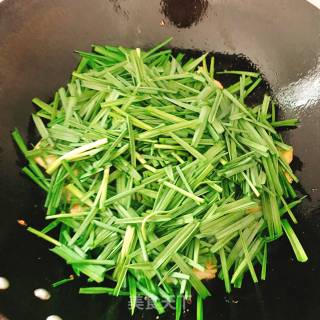 青蒜炒豆腐的做法步骤：5