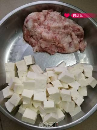 肉沫豆腐的做法步骤：1