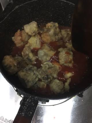 酸甜排骨的做法步骤：9