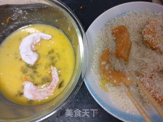 鸭蛋黄焗南瓜的做法步骤：4