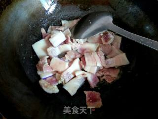 五花肉木耳炒豆腐的做法步骤：8