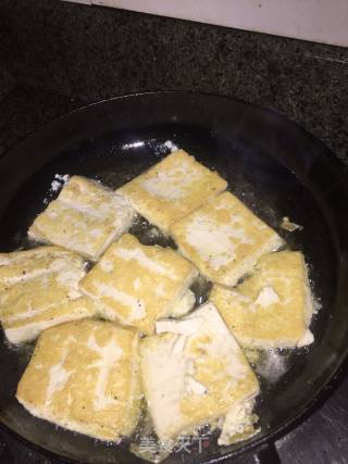 孜然豆腐的做法步骤：3
