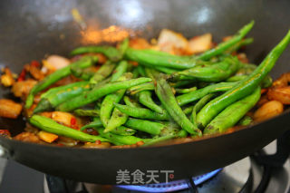 豆瓣青椒炒肉的做法步骤：17