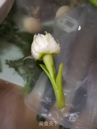 蒜苔拼花的做法步骤：3