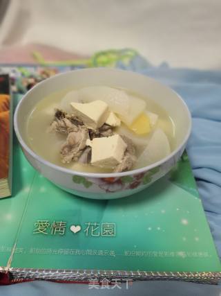 萝卜豆腐排骨汤的做法步骤：9