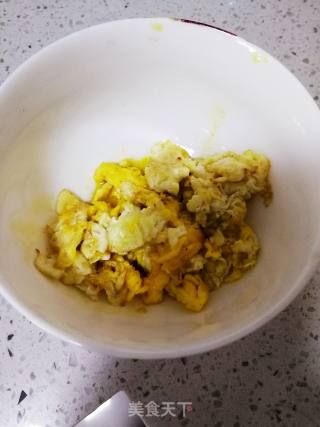 丝瓜鸡蛋炒饭的做法步骤：5