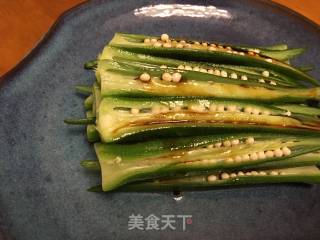 白灼秋葵的做法步骤：5
