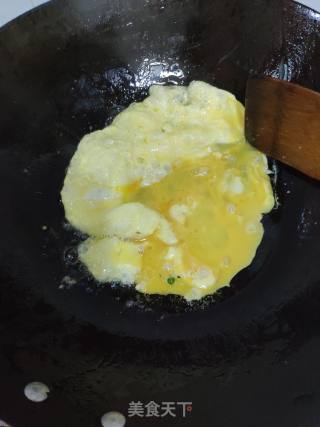 茼蒿鸡蛋的做法步骤：4