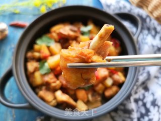香菇土豆焖鸡的做法步骤：11