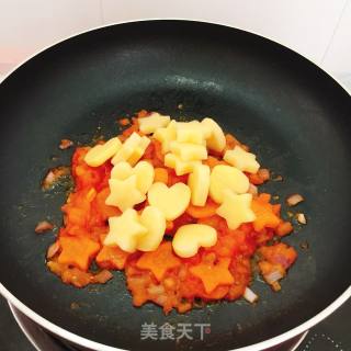 茄汁牛肉盖饭的做法步骤：6