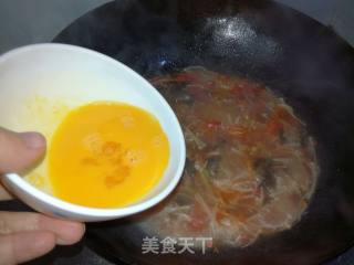 五彩鸡蛋汤的做法步骤：6