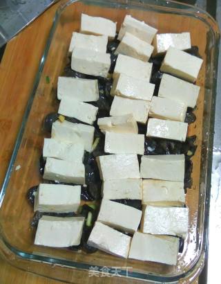 木耳豆腐蒸乌鸡的做法步骤：5