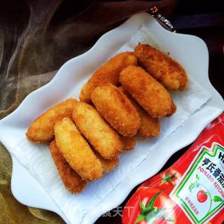 脆皮香芋柳的做法步骤：11