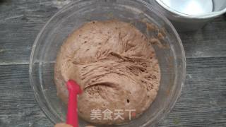 可可豆沙发糕的做法步骤：7