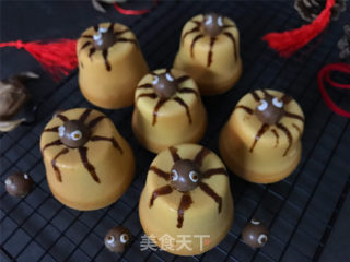 万圣蜘蛛蛋糕的做法步骤：11