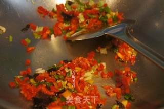 蔬菜炒饭的做法步骤：4