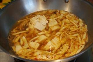 白菜炖冻豆腐的做法步骤：5