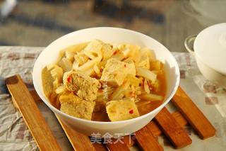 白菜炖冻豆腐的做法步骤：7