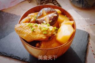 啤酒烧香菇土豆鸡翅的做法步骤：13