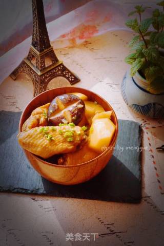 啤酒烧香菇土豆鸡翅的做法步骤：14