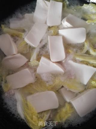 白菜豆腐汤的做法步骤：5