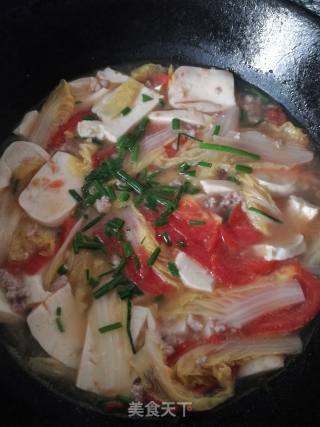 白菜豆腐汤的做法步骤：8