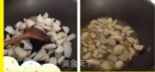 红椒炒鸡腿菇的做法步骤：2