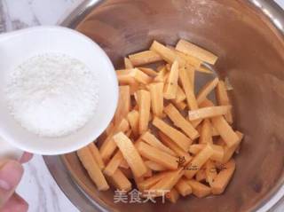 椰蓉红薯条的做法步骤：5