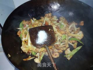 干煸菜花的做法步骤：13