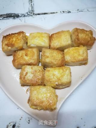 香煎豆腐的做法步骤：5