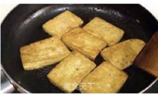 香煎豆腐的做法步骤：2