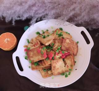 香煎豆腐的做法步骤：5