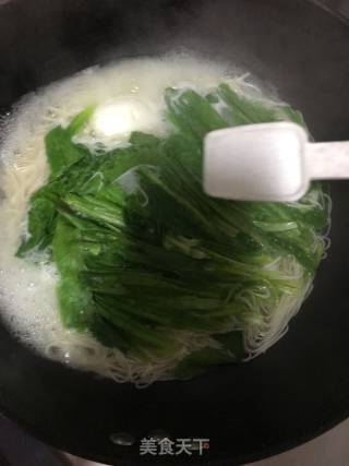 白蛋清汤面的做法步骤：4