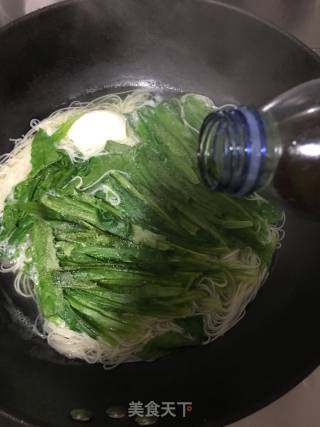 白蛋清汤面的做法步骤：5