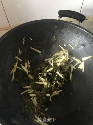 冬笋雪菜炒肉丝的做法步骤：6