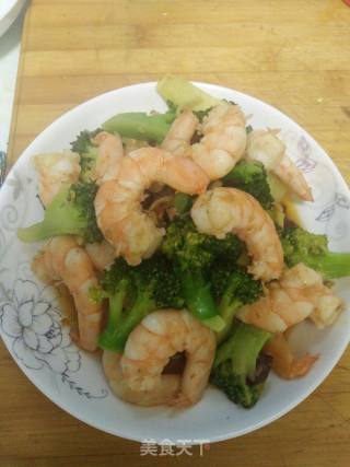 虾仁西蓝花的做法步骤：9