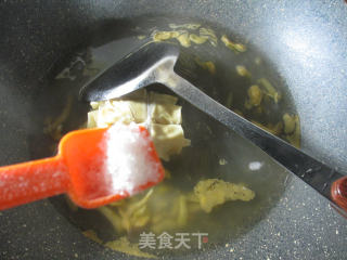 榨菜丝面结煮粉条的做法步骤：5