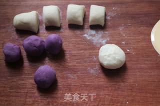 紫薯开花馒头的做法步骤：10